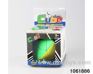 Rubik's cube in color box