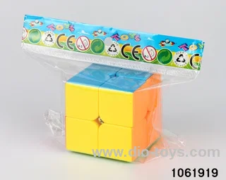 Rubik's cube in opp bag