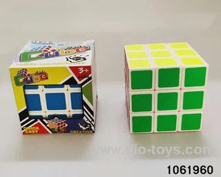 Rubik's cube in window box