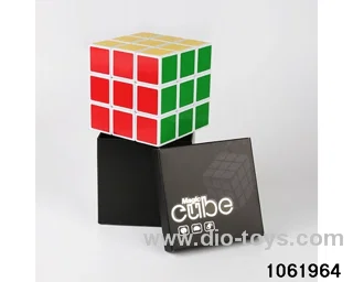 Rubik's cube in color box