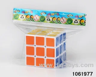 Rubik's cube in opp bag