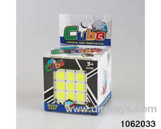 Rubik's cube in color box