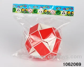 Rubik's cube in opp bag