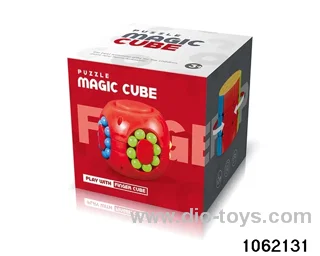 Rubik's cube in color box
