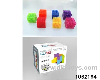 Rubik's cube in color box