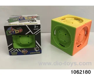 Rubik's cube in color box