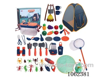 Outdoor camping tent set