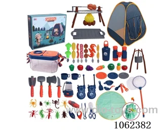 Outdoor camping tent set