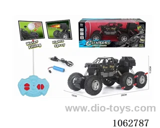 1:16 rc alloy car with spray included battery