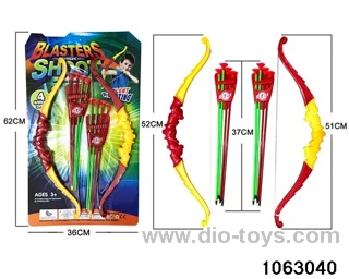 Bow and Arrow Toys in blister