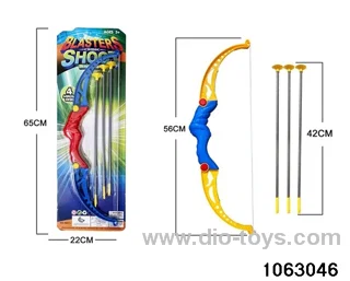 Bow and Arrow Toys in Blister card