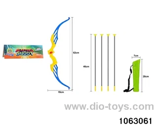 Bow and Arrow Toys in PP bag with header
