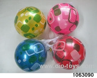 9 inch double printed ball in Net bag