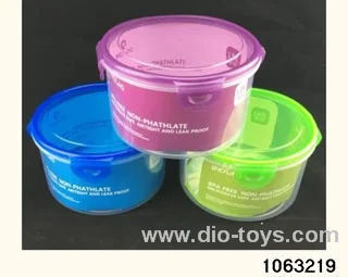 food container in Plastic film