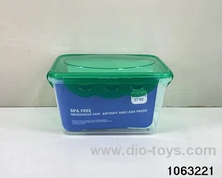 food container in Plastic film