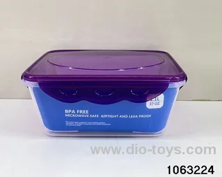 food container in Plastic film