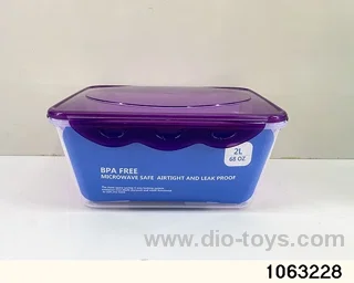food container in Plastic film