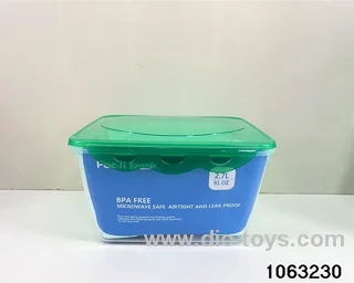 food container in Plastic film