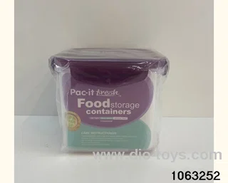 food container in Plastic film