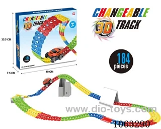 B/O assembly rail car with light