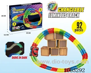 B/O assembly rail car with light