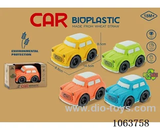 Straw material  Free Wheel Car
