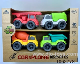 Straw material  Free Wheel Car