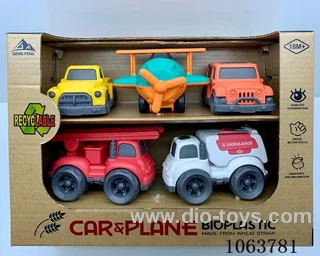 Straw material  Free Wheel Car