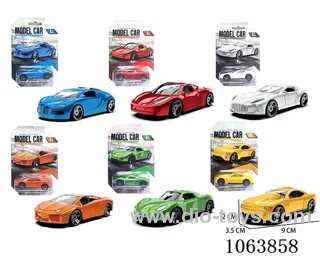 1:60 pull back alloy car