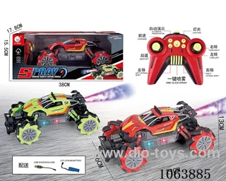 1:14 9ch rc car with light and spray