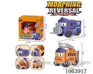 Deformation pull-back reverse turning car