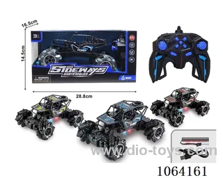 2.4G 12ch rc stunt car with light included battery
