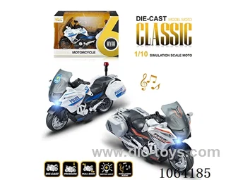 1:10 Pull Back Alloy Motobicycle W L/M