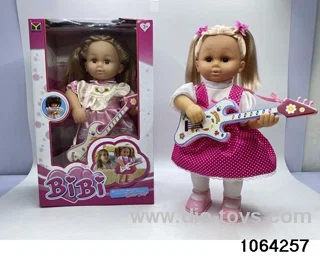 Guitar girl in window box