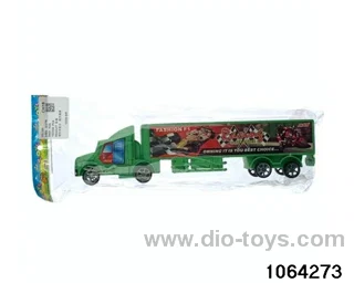 inertial container truck in opp bag