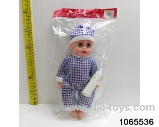 12 inch doll set with music in opp bag