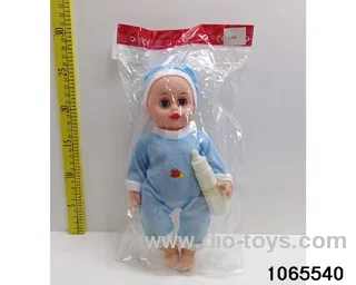 12 inch doll set with music in opp bag