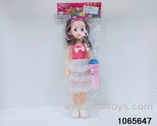 18 inch doll set with music in BAG