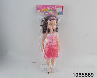 18 inch doll set with music in poly bag header