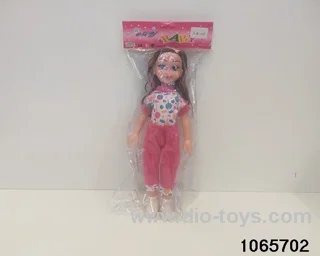 14 inch doll set with music in BAG