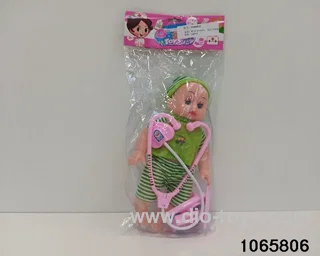 16 inch doll set with music in BAG
