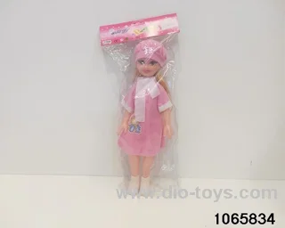 14 inch doll set with music in BAG