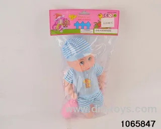 14 inch doll set with music in BAG