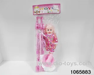 12 inch doll set in poly bag header