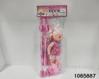 12 inch doll set in poly bag header