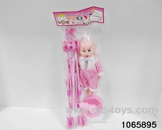 12 inch doll set in poly bag header