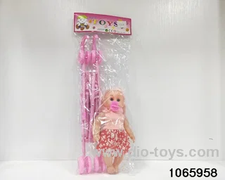 12 inch doll set with music in window box