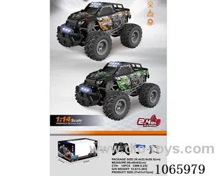 1:14 2.4G rc car with light
