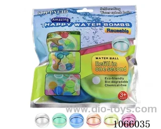 Silicone with magnetic water balloons