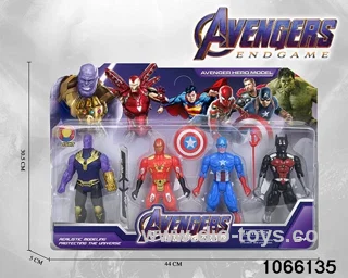 4pcs Heroic Avenger with Lights in blister